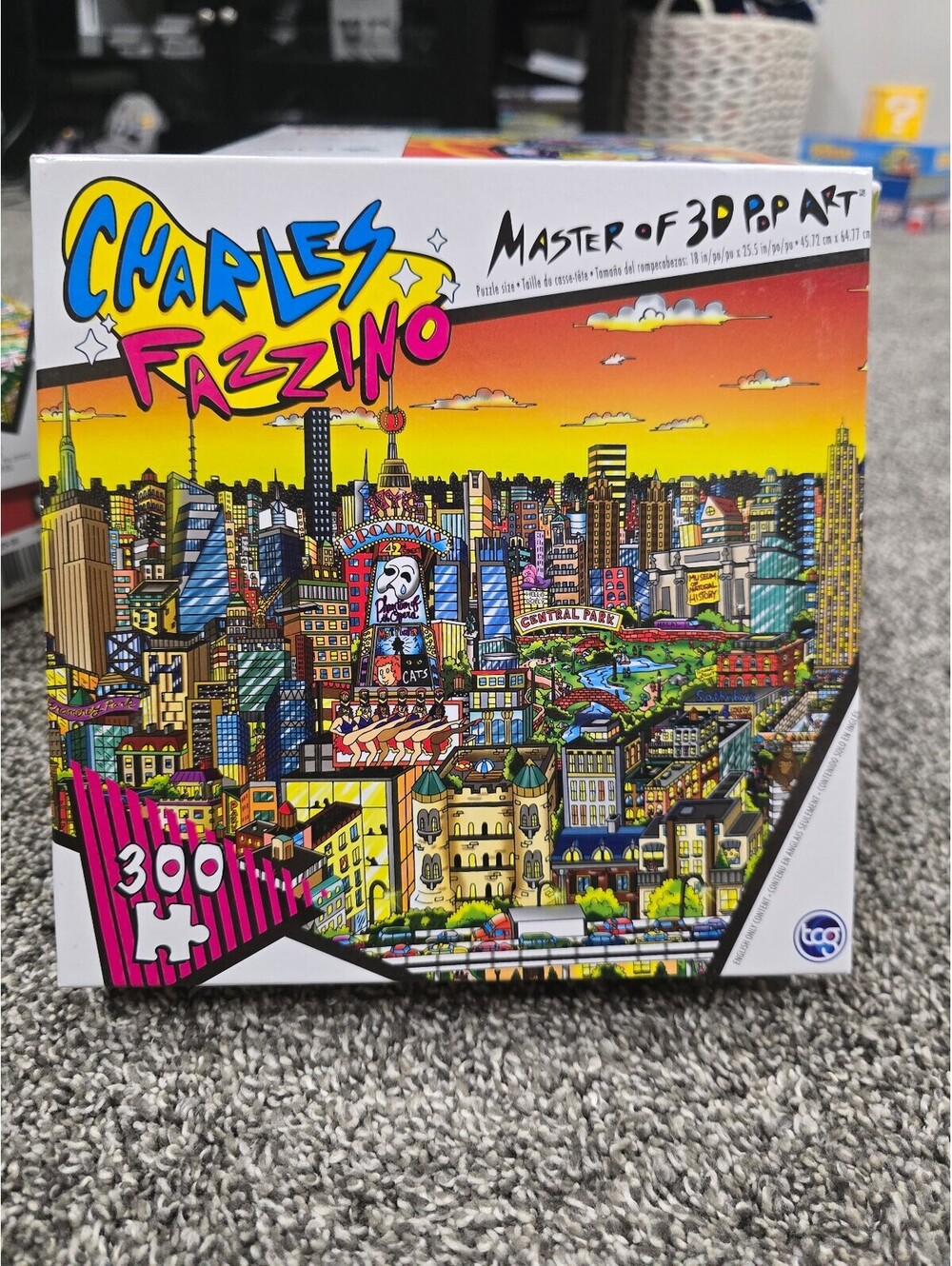 Charles Fazzino 3D Pop Art Puzzle 300 Pieces